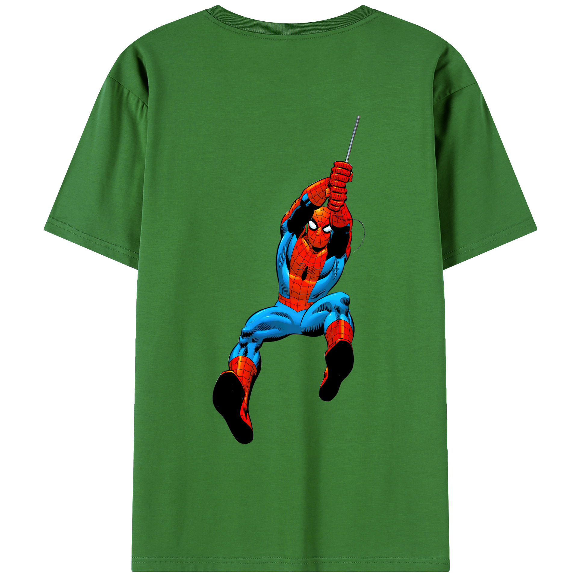 （画像用） Spider Man スパイダーマン レディース半袖Tシャツ(バックプリント)